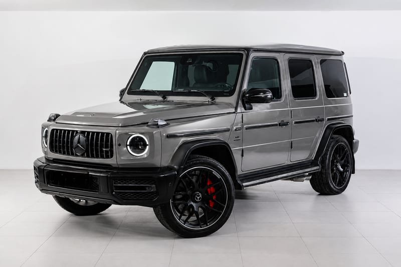 Mercedes-AMG G 63 de alquiler en Barcelona, vista tres cuartos delantera